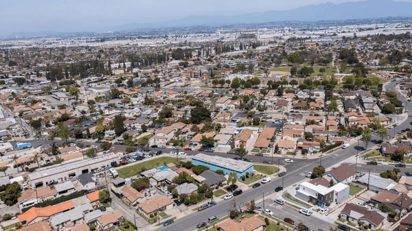 Bell Gardens property with drone cleaning