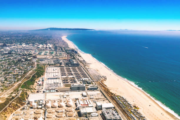 El Segundo coastal property with drone cleaning